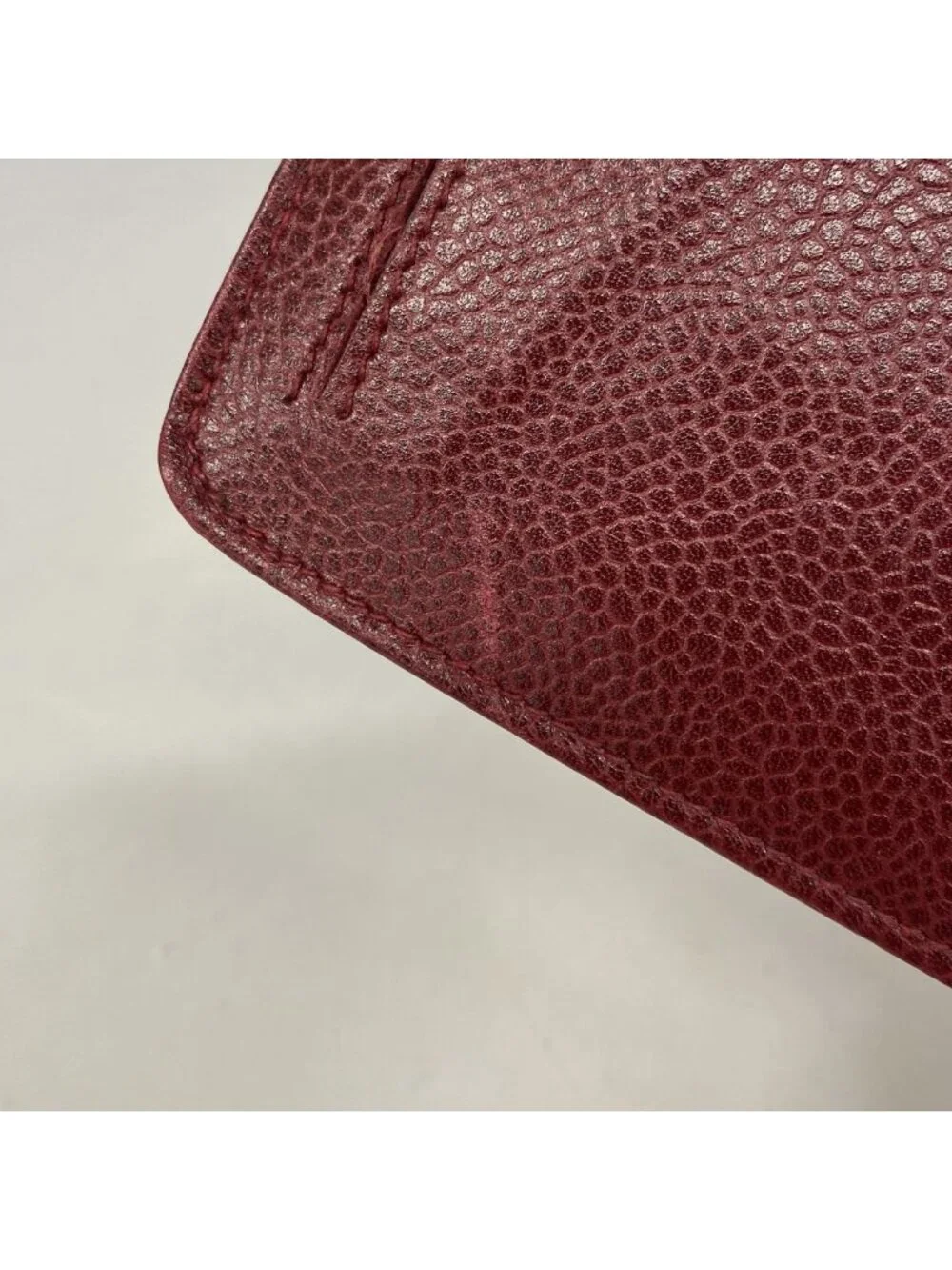 Chanel Wallet on Chain Caviar Leather Bordeaux Gold